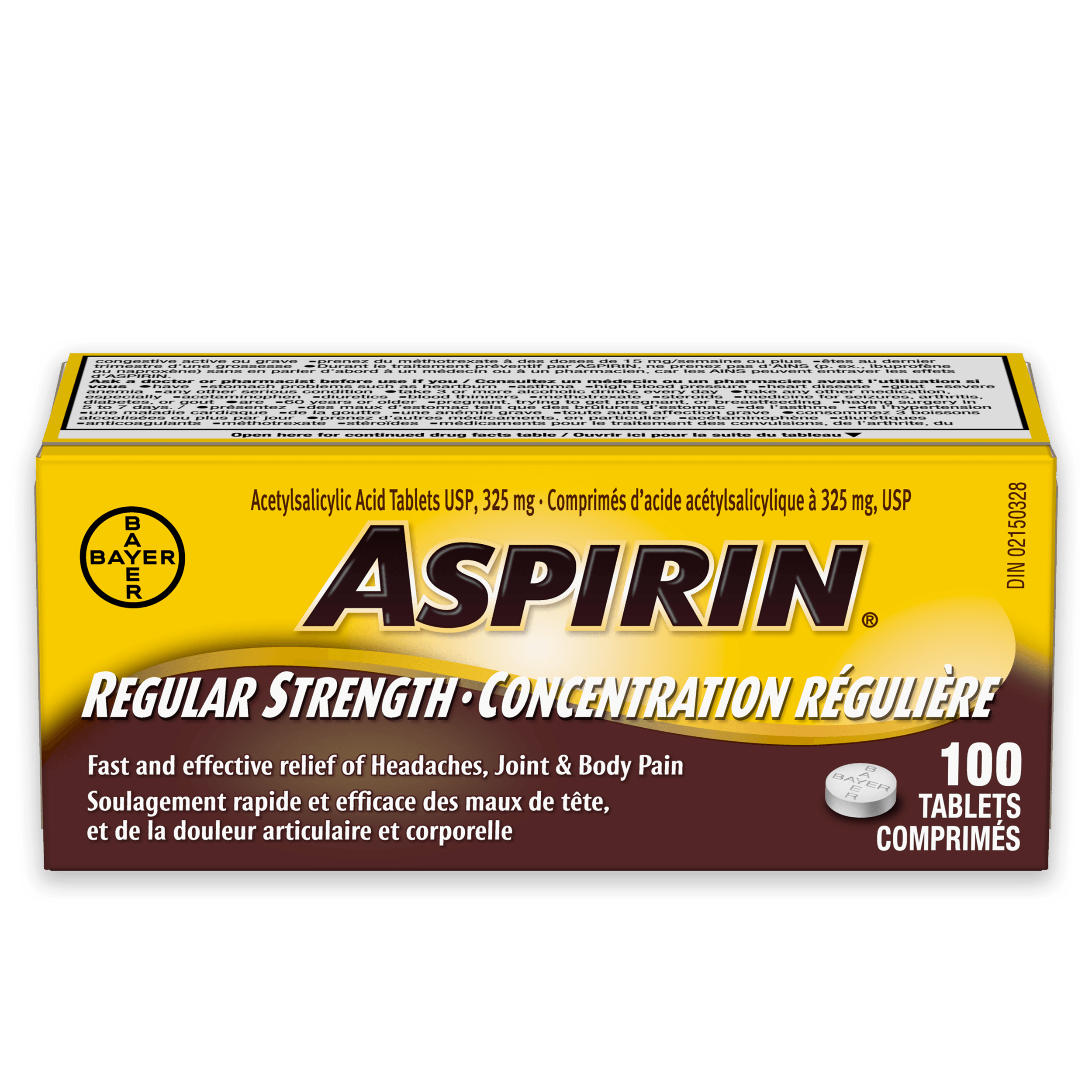 ASPIRIN® Regular Strength 325mg | ASPIRIN® Canada