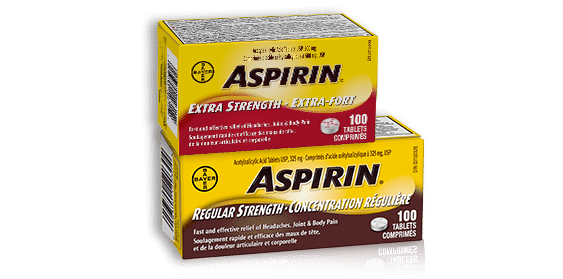 Aspirin products